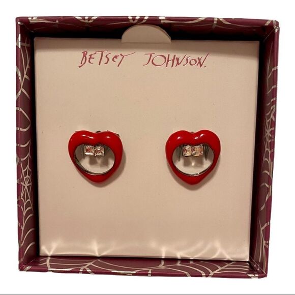 Betsey Johnson Holiday themed post earrings. - Picture 3 of 5